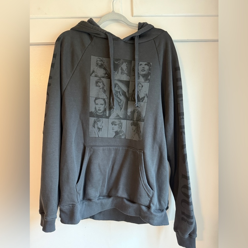 Taylor Swift Black Hoodie - Size L - Worn Once!